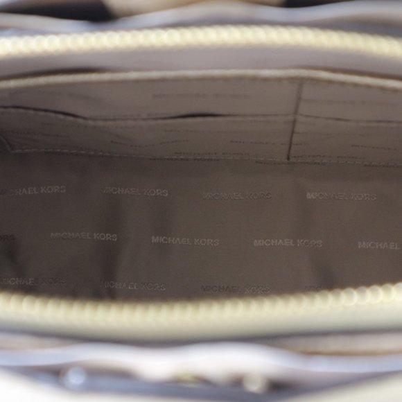 Michael Kors STUDIO Mercer Large  Satchel Gold - Picture 13 of 15